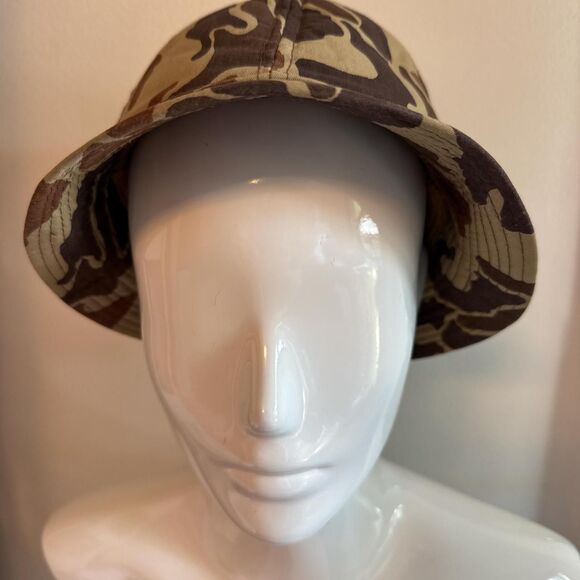 YR Camouflage duck deer hunting bucket hat Men's vintage - Picture 1 of 5
